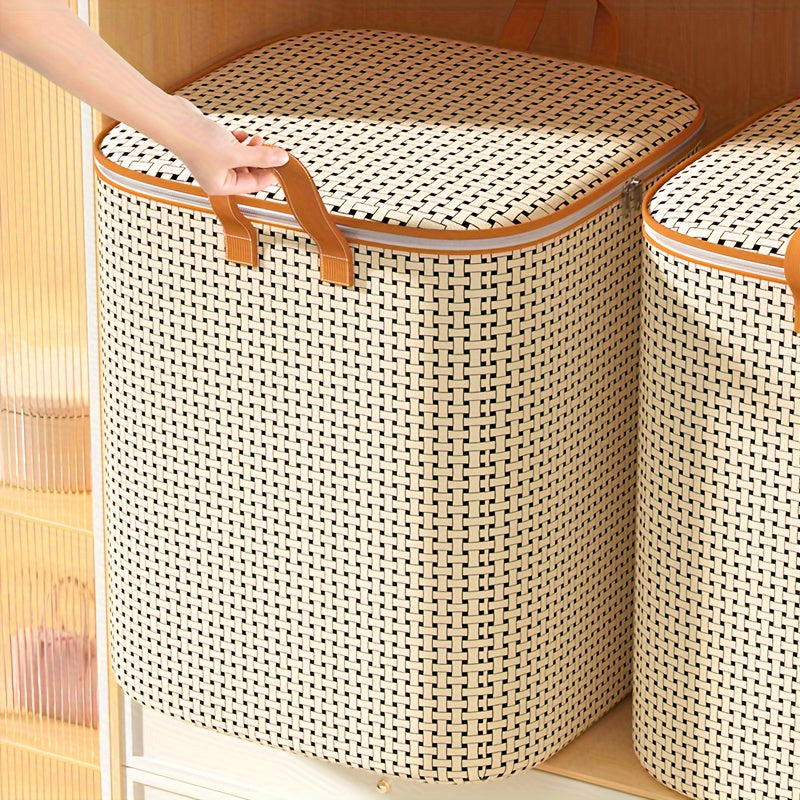 Large Waterproof Storage Bag for Clothes and Quilts Moisture-Resistant Plastic Organizer