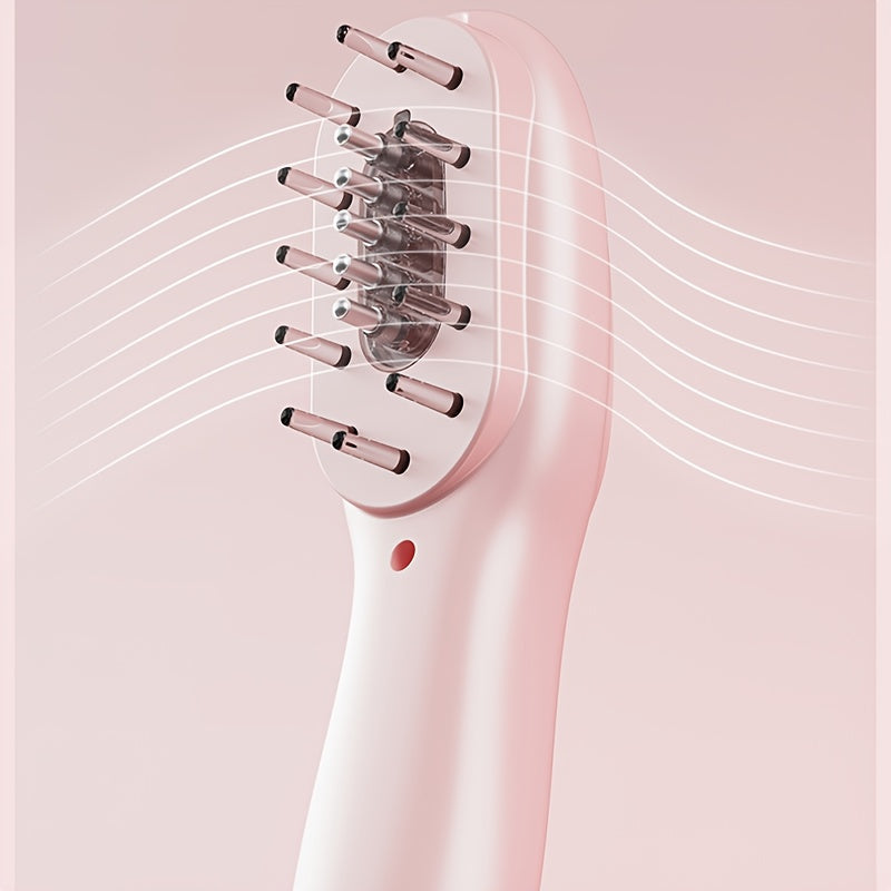 Sayohat va ish safarlari uchun mukammal, efir moyi bilan to'ldirilgan portativ bosh massaj qiluvchi taroq.