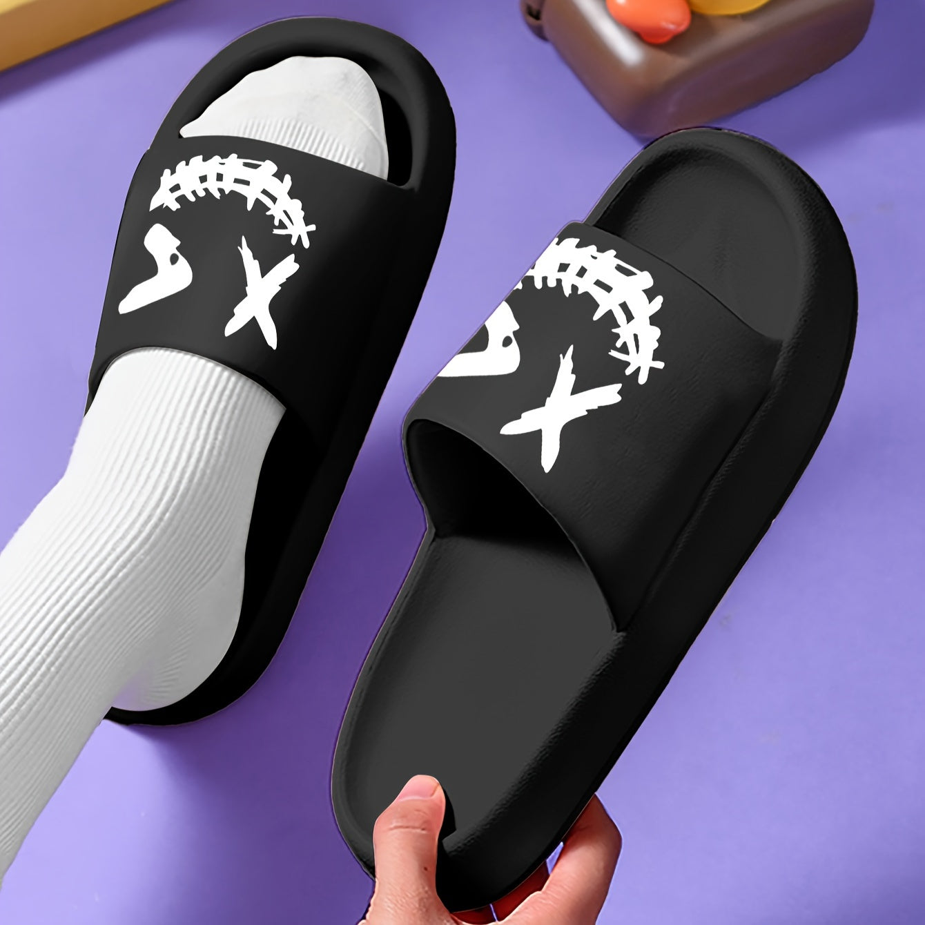 Open-Toe Boys Slippers All-Season Lightweight EVA Casual Indoor Outdoor