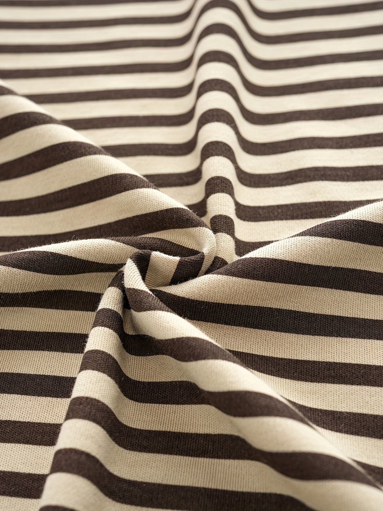 Vestido de dormir vertical a rayas para mujer de manga corta, bata de descanso para la noche