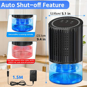 Kichik uy uchun namlikni olib tashlovchi qurilma, yotoq xonasi va shkaf uchun, jim, kompakt, namlikni yutuvchi