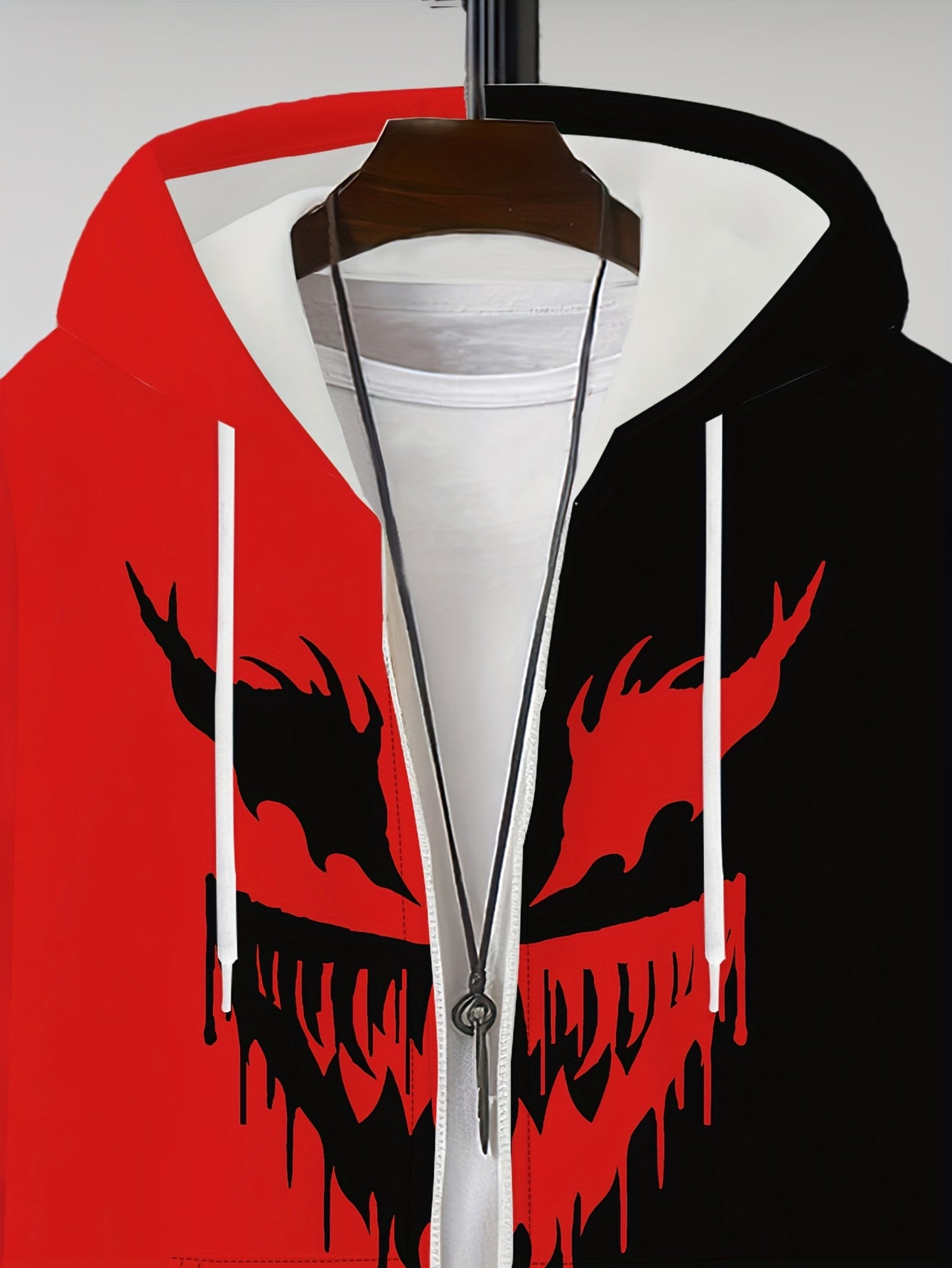 Мужская толстовка на молнии с цветными блоками из полиэстера, повседневная, для весны и осени, прогулки