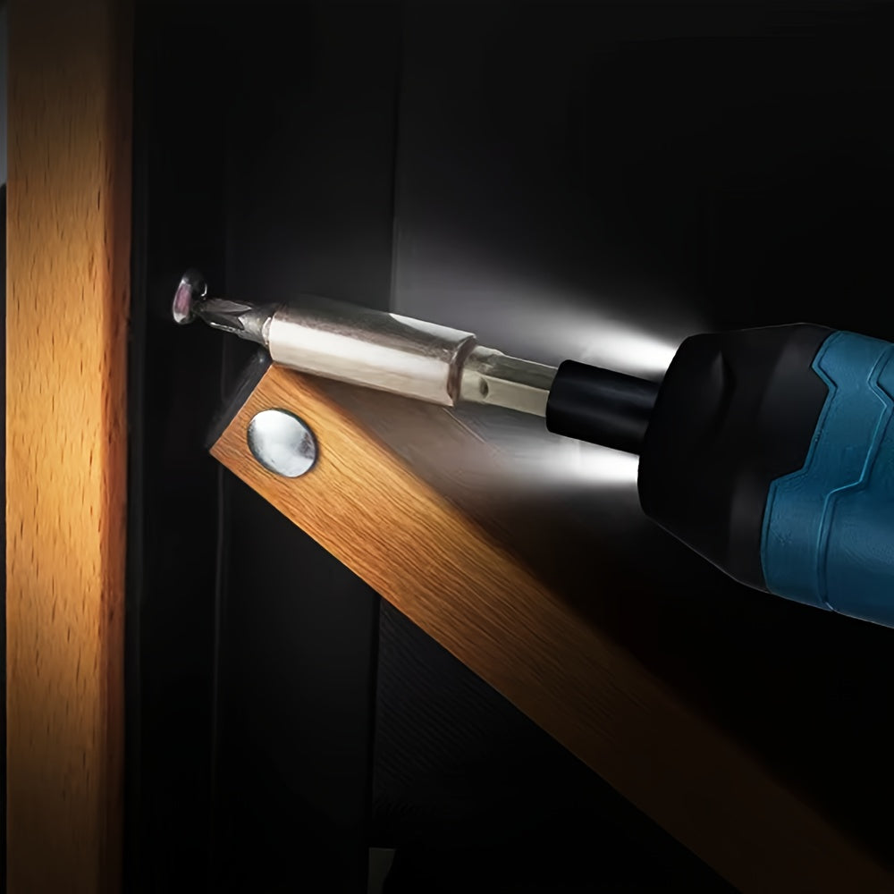 Kit de destornillador eléctrico inalámbrico de 21 piezas con batería de litio y ajustes de torque