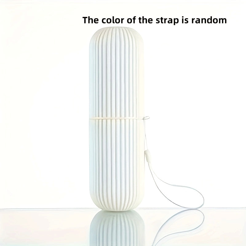 Sayohat uchun tish cho'tkasi qoplami va stakan, gipoallergik, portativ, aromatsiz