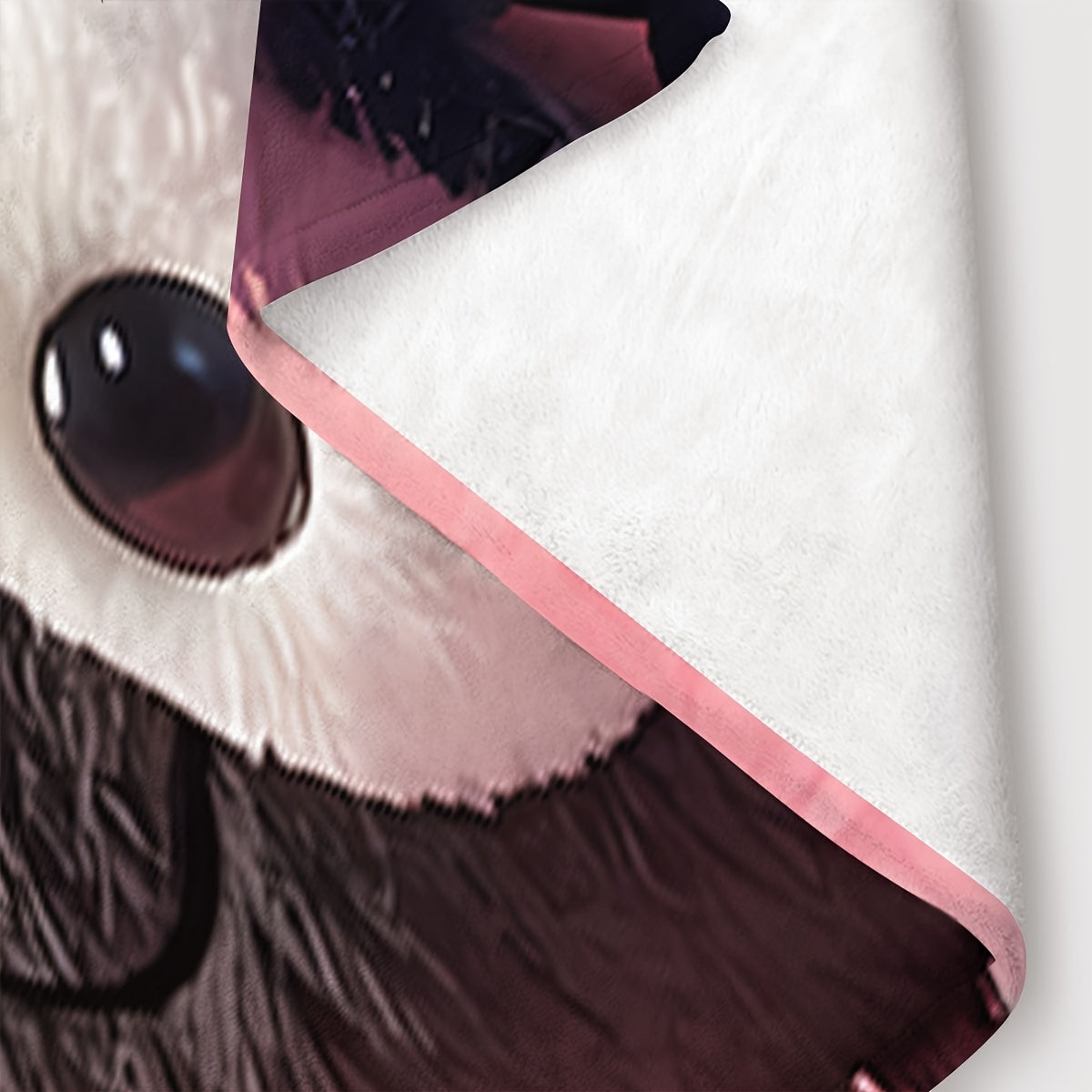 Ladybug Plush Throw Blanket All-Season Knit Soft Polyester for Kids and Home