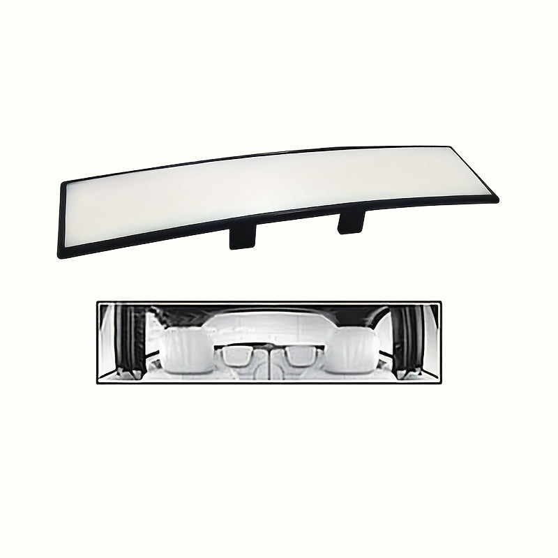 Auto Rear View Mirror Convex Wide Angle Blind Spot Reducing Durable Glass