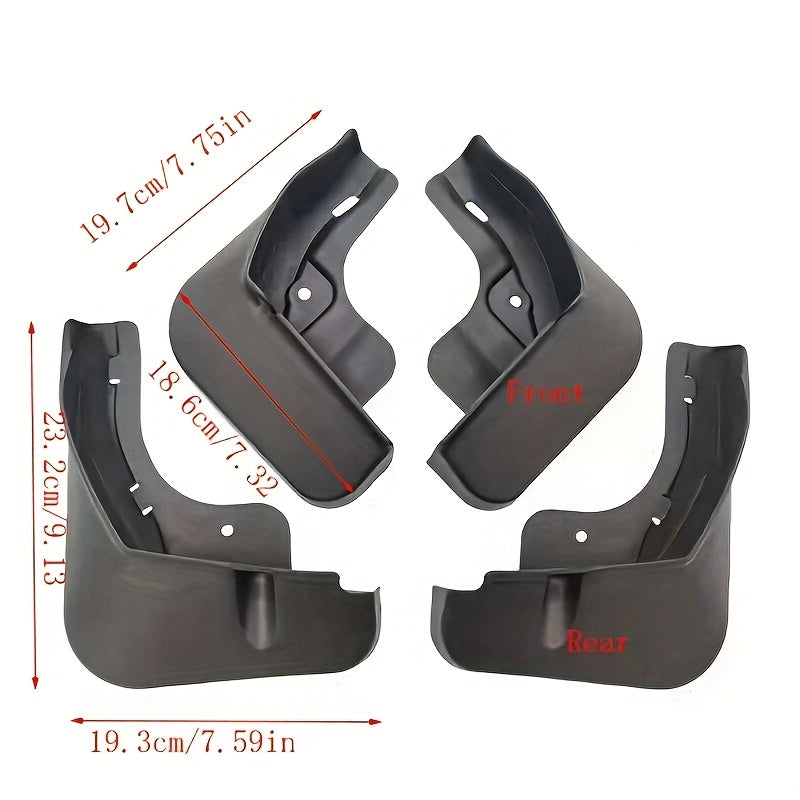 Off-Road oldi va orqa g'ildiraklar uchun 4-chiqishli avtomobil loyqa qoplamalari