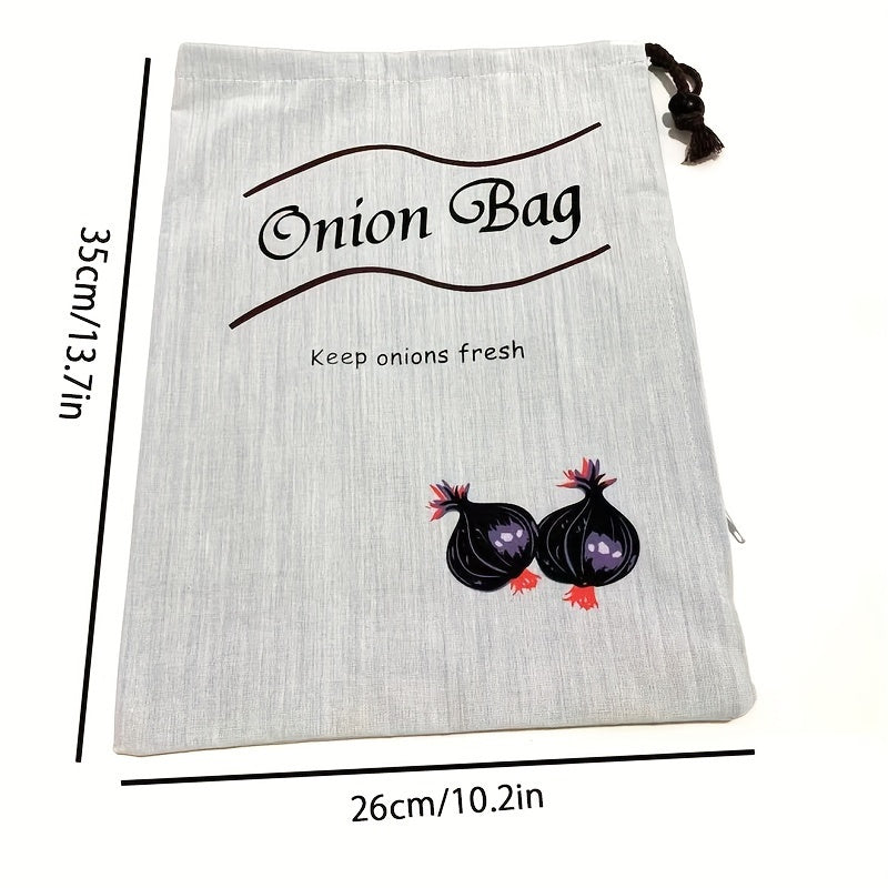 Qayta ishlatiladigan kanvas saqlash sumkasi, sabzavotlar uchun, tortma yopilish va yangi saqlash yorlig'i bilan