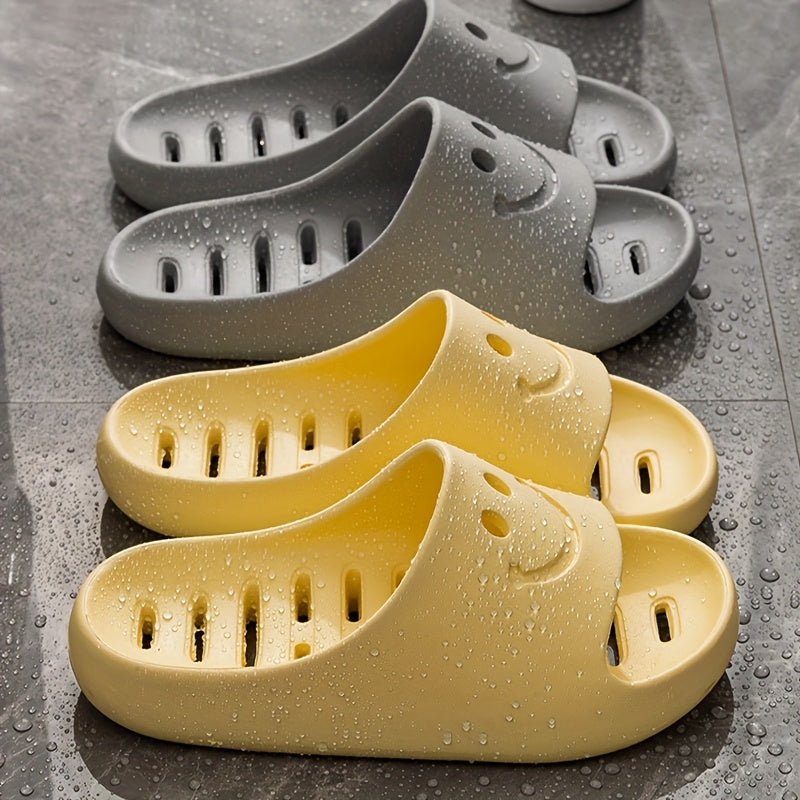 Women Soft EVA T-Strap Slides for Beach and Indoor Use in Pastel Colors