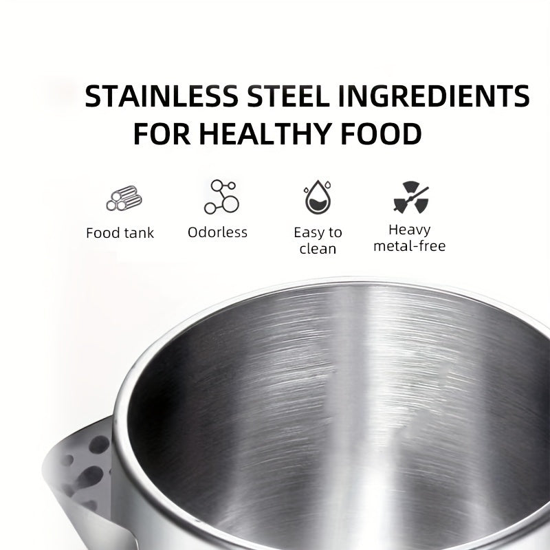 Large Capacity Stainless Steel Electric Kettle 1500W Auto Power Off Anti-Scald