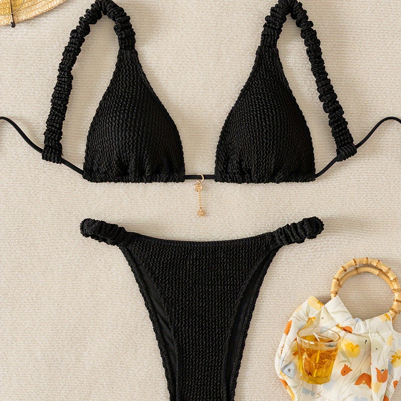 Купальник с высоким вырезом и V-образным вырезом для женщин, однотонный, из спандекса и полиэстера, для плавания и йоги