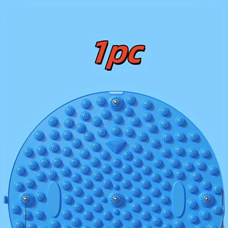 Round Blue Foot Massage Mat with Acupressure Points and Bionic Magnets 54.99 cm