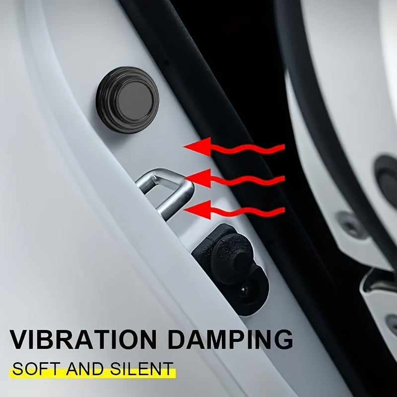 10 шт. силиконовых амортизирующих подушек для дверей автомобиля, шумоподавляющие буферы