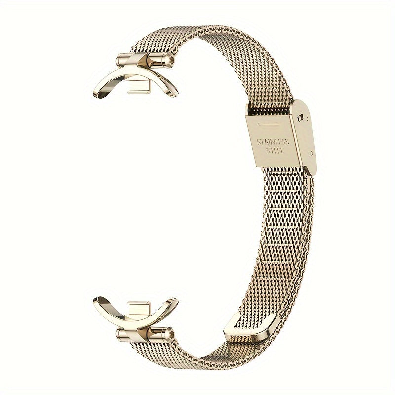 Stainless Steel Milanese Loop Watch Strap for Xiaomi Smart Band 3-9