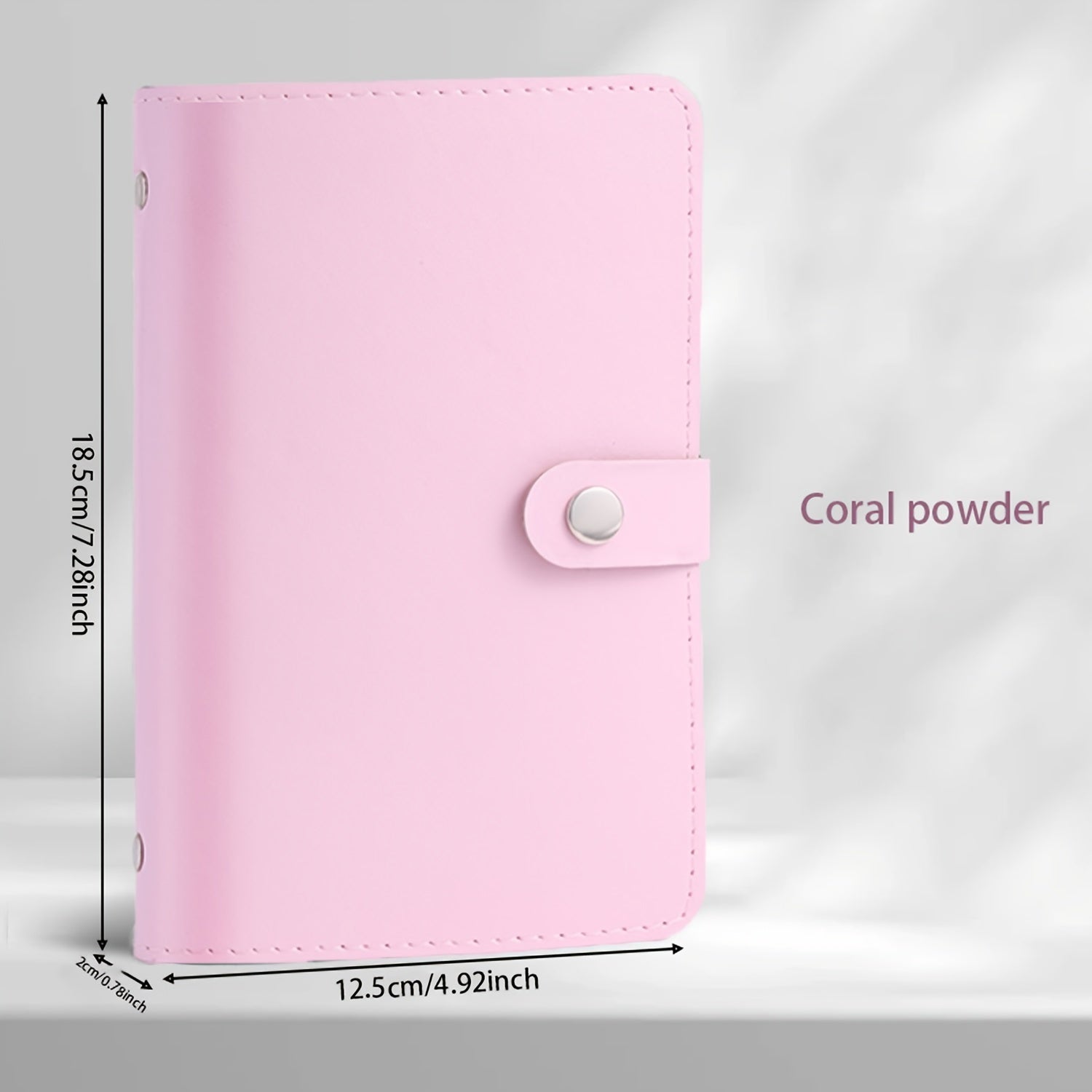 Banknote Storage Book with 100 Pages and Photo Stamps Card Organizer A6 Cash Notebook