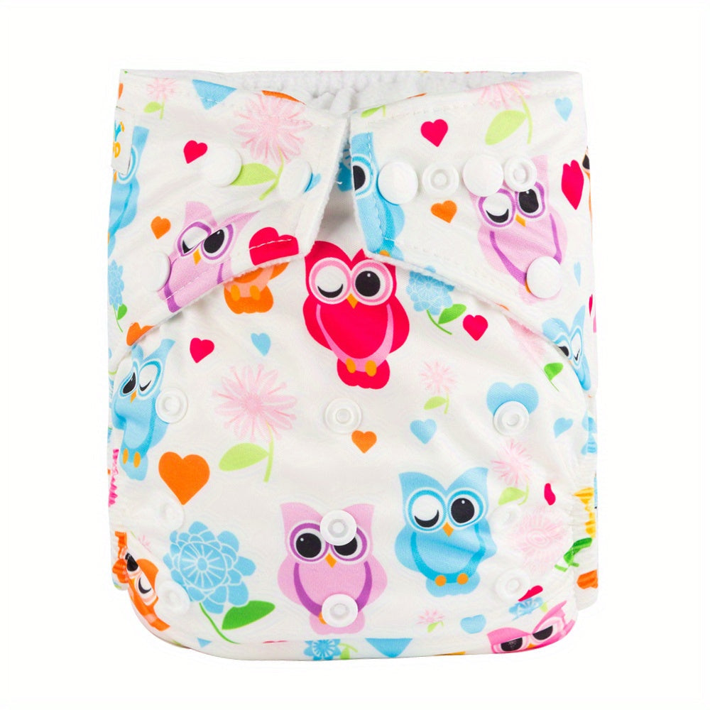 Adjustable Reusable Waterproof Cloth Diapers for Baby Girls and Boys