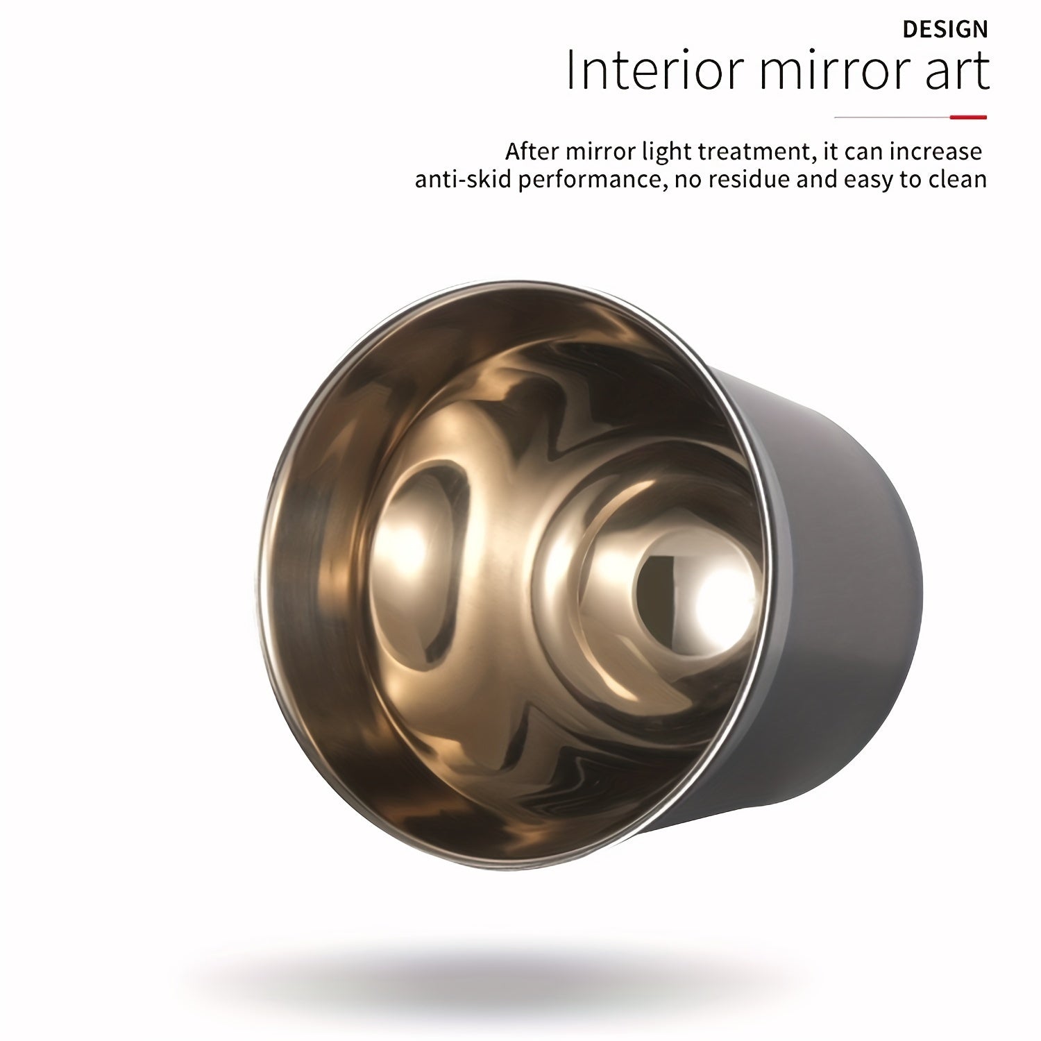 1 шт. Стальной двойной стенки эспрессо кофейная чашка