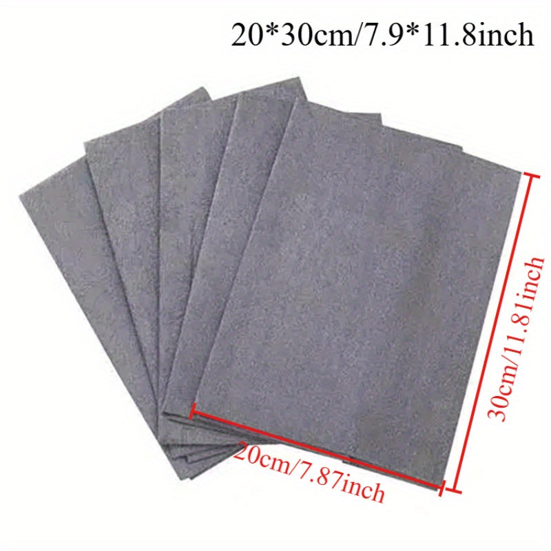 5 ta mikrotoʻqima shisha tozalash matosi toʻqimasiz, izsiz va tolasiz tozalash uchun toʻplam