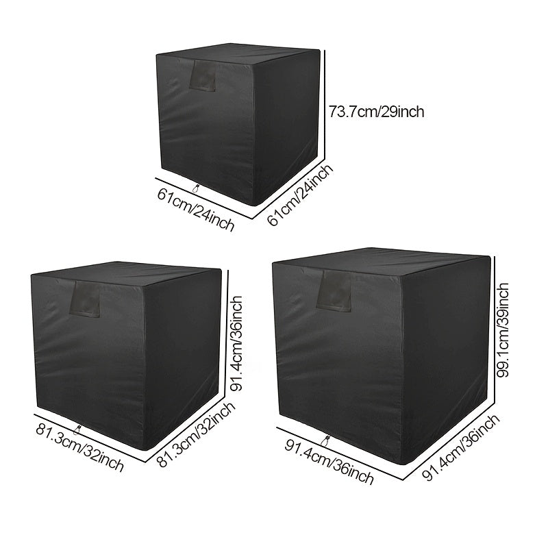 Outdoor Air Conditioner Cover Waterproof Oxford Fabric 60.96x60.96x73.66cm