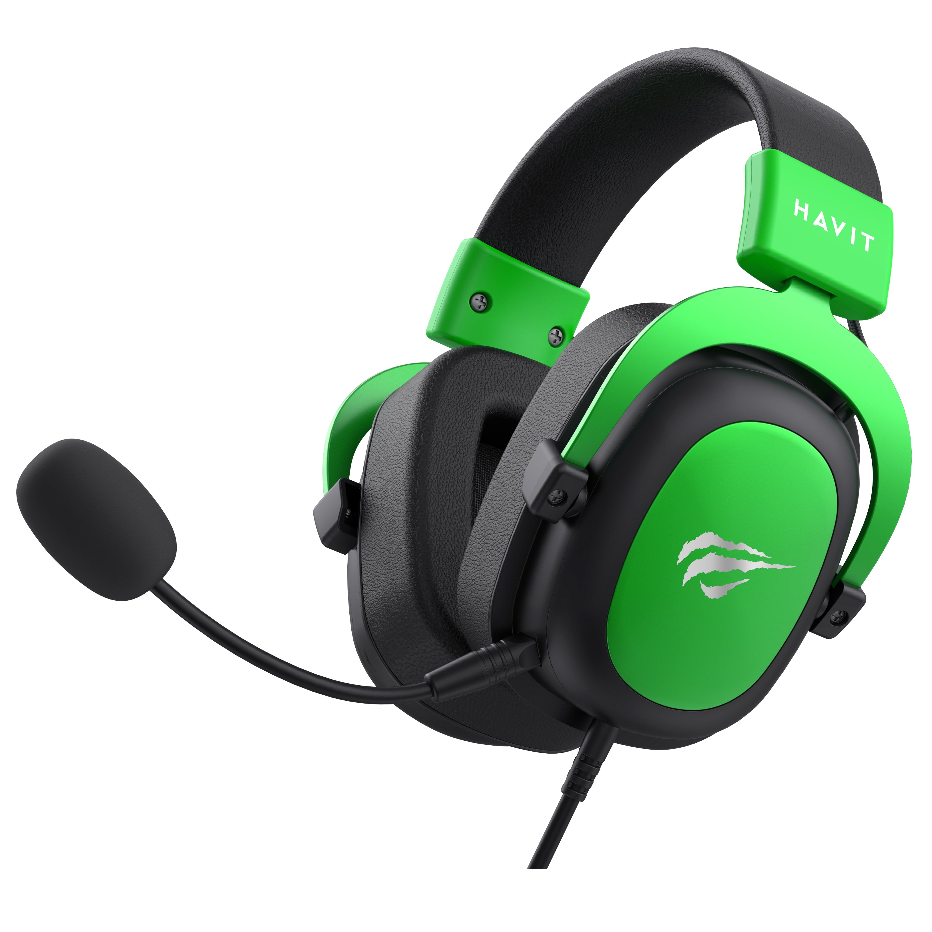 Wired Gaming Headset with 3.5mm Jack Surround Sound Removable Microphone Protein Leather Ear Cups for PC Gaming