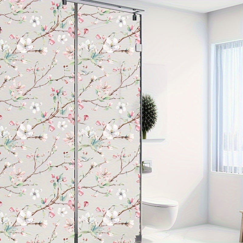 Frosted Window Film for Kitchen Sliding Door Static Cling Translucent Opaque Privacy Anti-glare