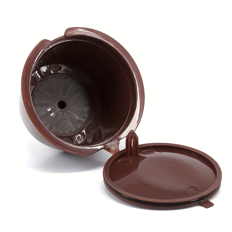 Set of 7 Reusable Coffee Capsules in Various Colors for Espresso and Cappuccino