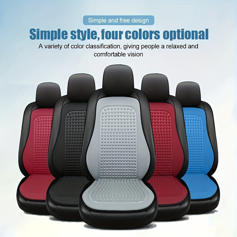 Universal Car Seat Cover Breathable Fabric Front Seat Cushion for All Seasons