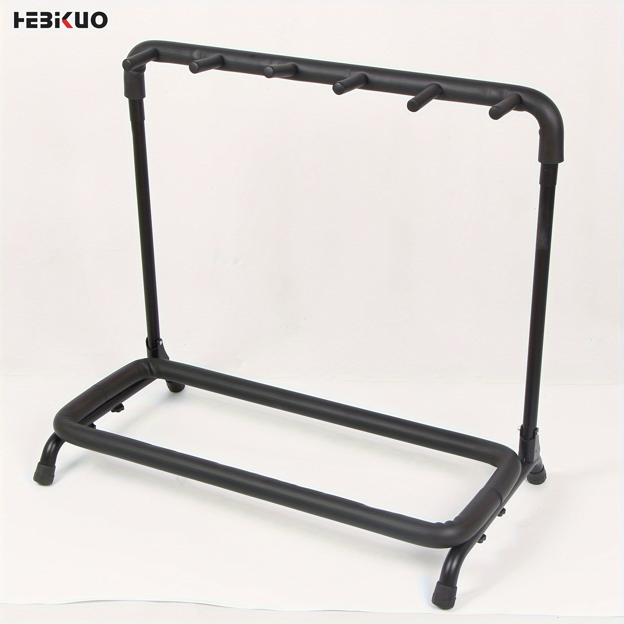 Guitar Display Stand 5-Slot Rack for Acoustic Guitars Iron Rust-Resistant Non-Slip
