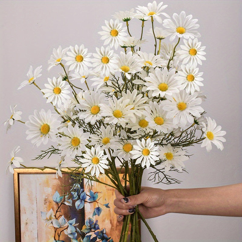 Artificial Daisy Bouquets Bulk Pack for Home Decor Weddings and Parties