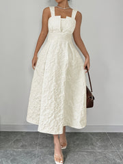 Women's Off the Shoulder A-Line Dress Solid Polyester Spring Fall Elegant