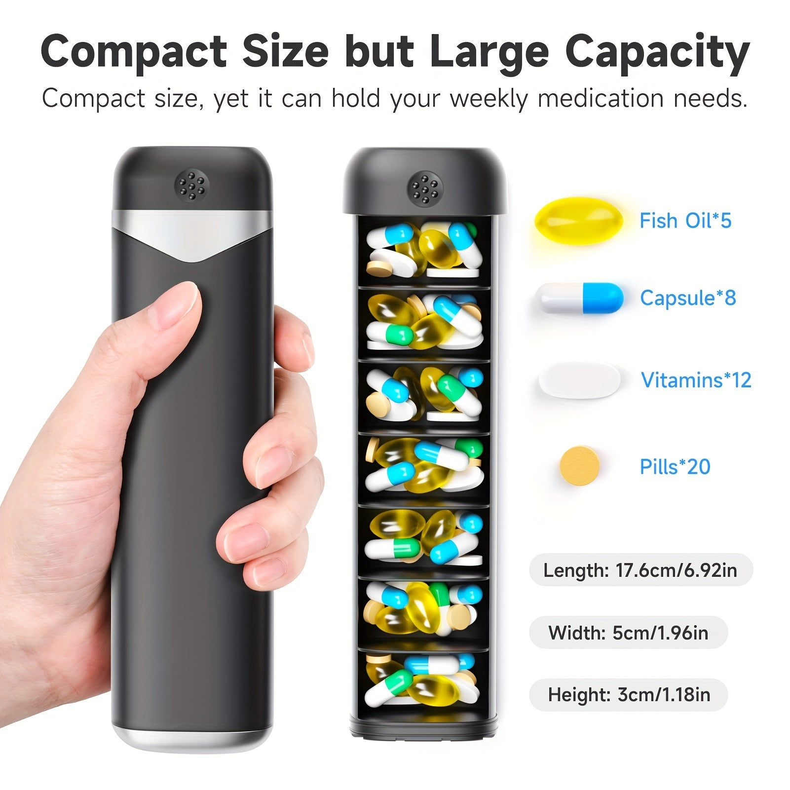 Har xil haftalik, kundalik va sayohat uchun dori tashkilotchilari.