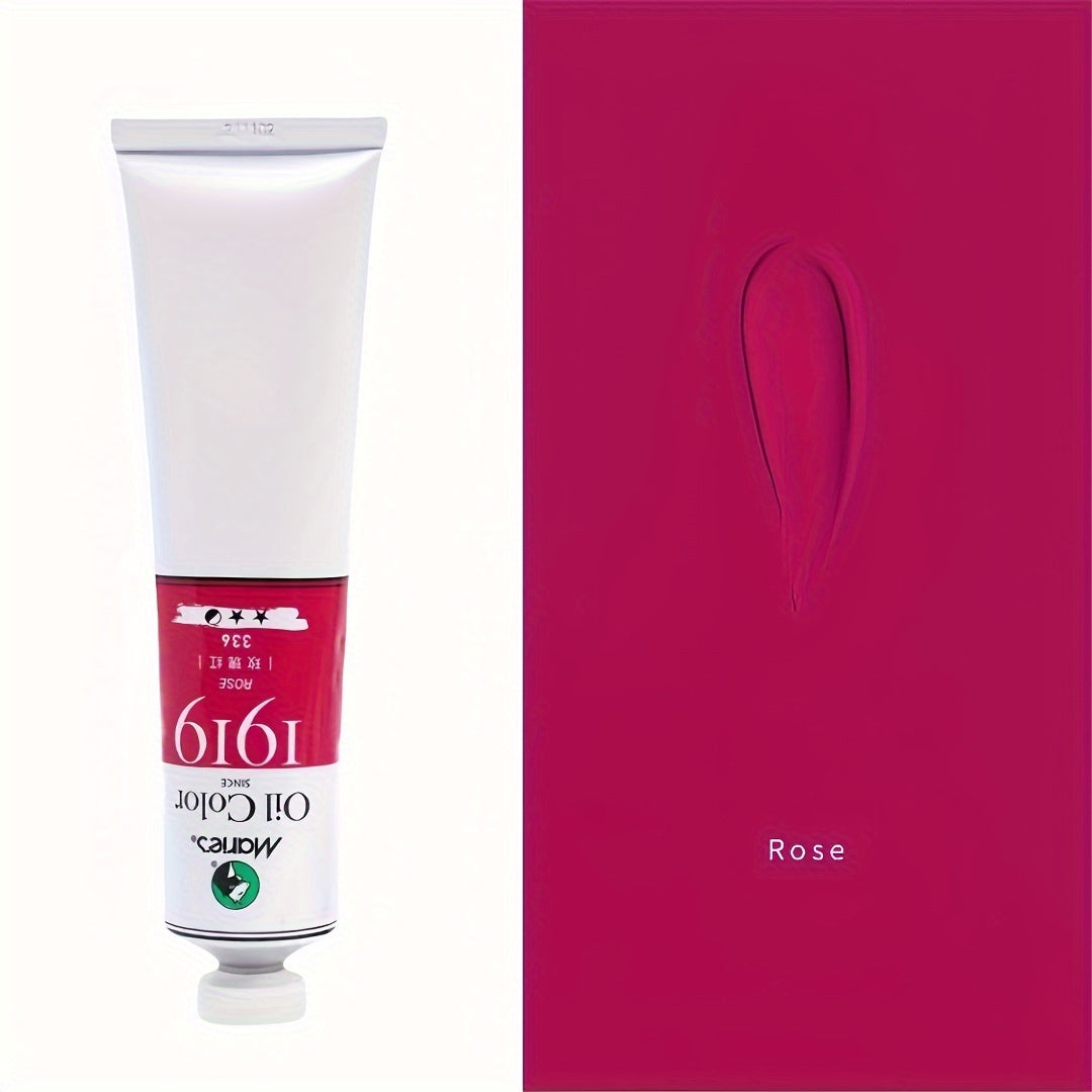 50ml White Oil Paint Tube for Canvas and Graffiti Art Professional Artist Grade