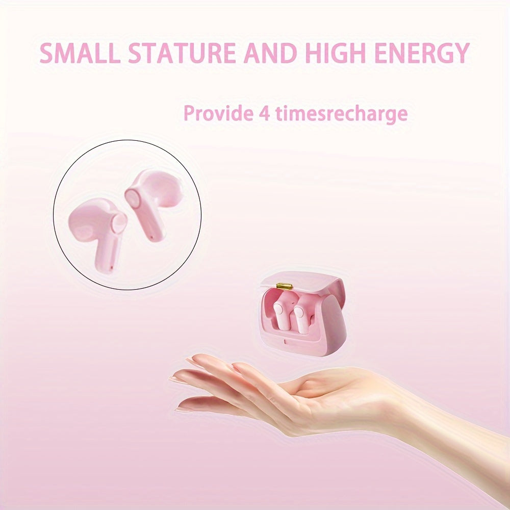 Handbag-Shaped Wireless Headphones ENC Noise Cancellation USB Type-C Microphone Rechargeable Lithium Polymer Battery Portable Cute Design