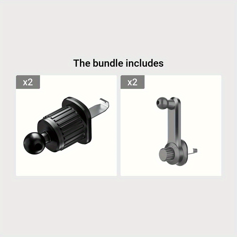 Magnitli avtomobil telefon tutqichi 360° buriladigan havo ventili paneli o'rnatgich qora