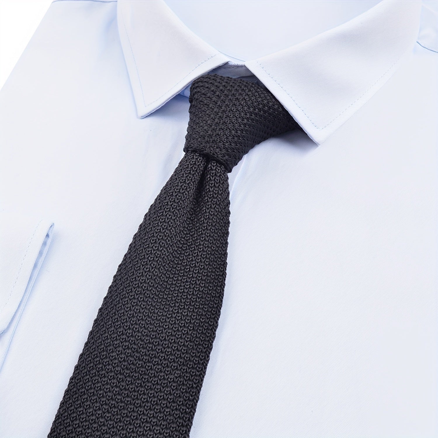 Men's Multi-Color Knit Tie for Business and Formal Events