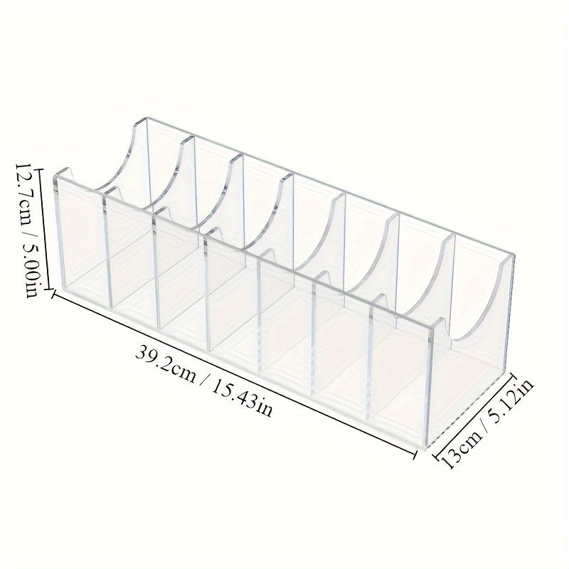Прозрачная коробка для хранения ремней и галстуков с несколькими отделениями для мужчин и женщин