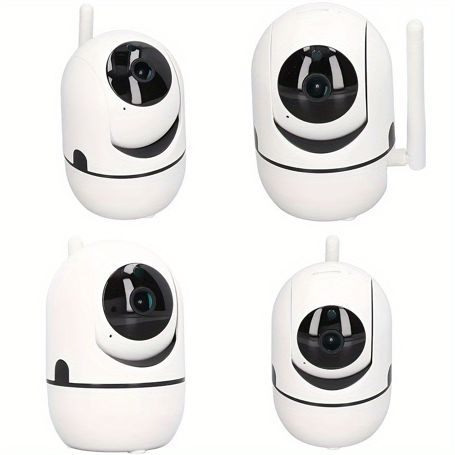 Smart WiFi Security Camera with 2-Way Audio Night Vision Pet Monitoring 1080p