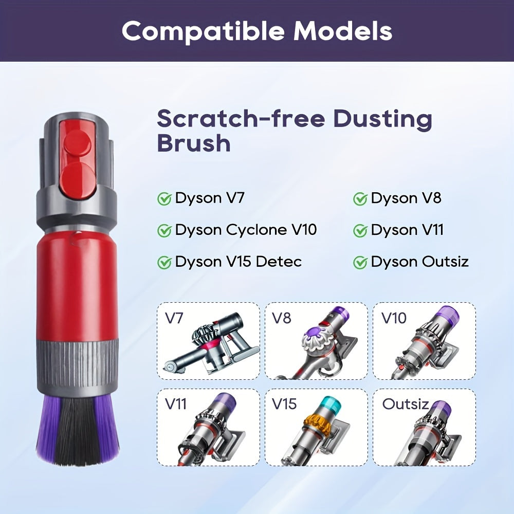 Dust Brush for V7 V8 V10 V11 V15 Vacuum Cleaners Soft Bristle Fine Surface Tool