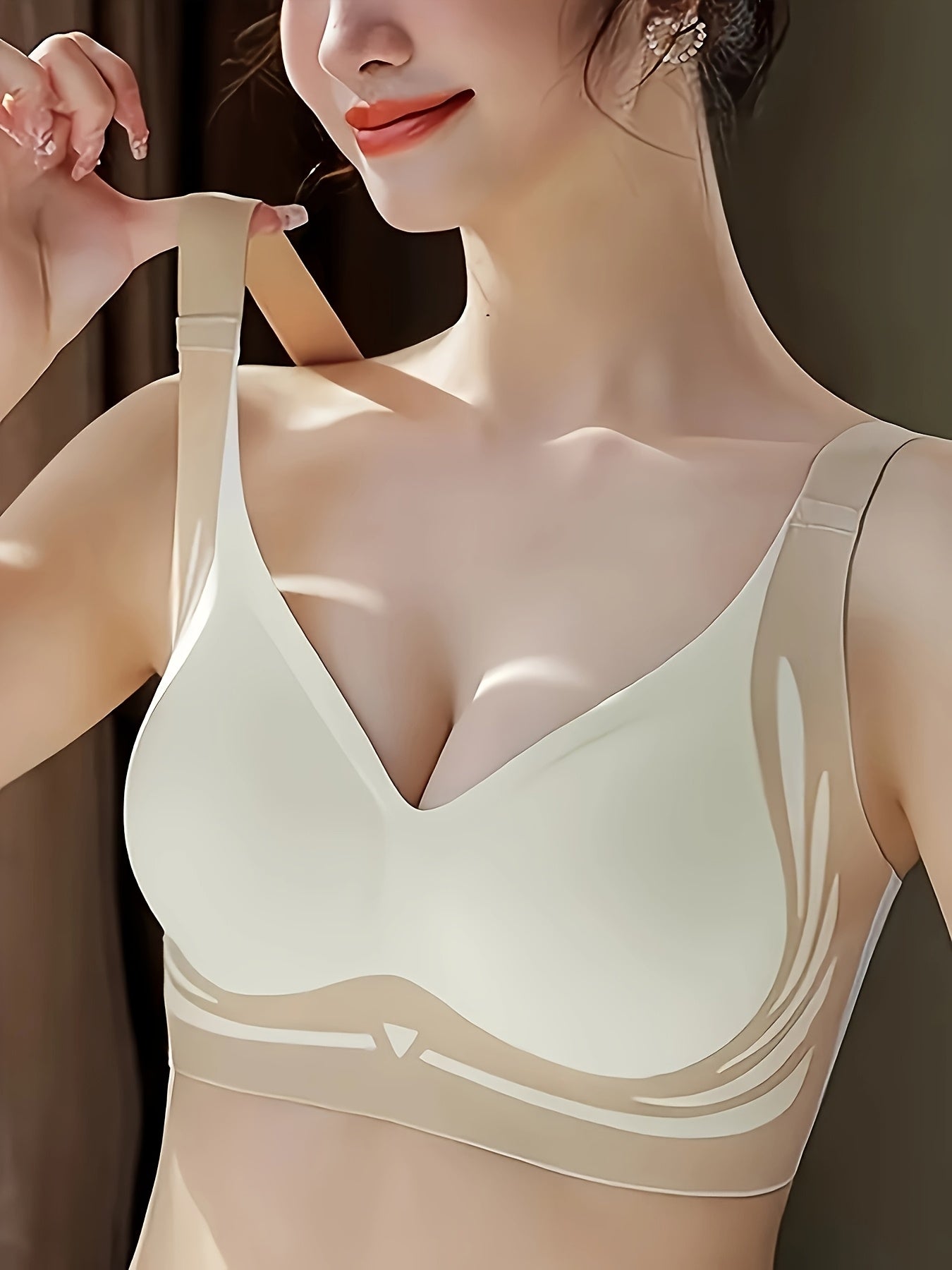 Women's Seamless High-Support Sports Bras with Removable Pads for Yoga