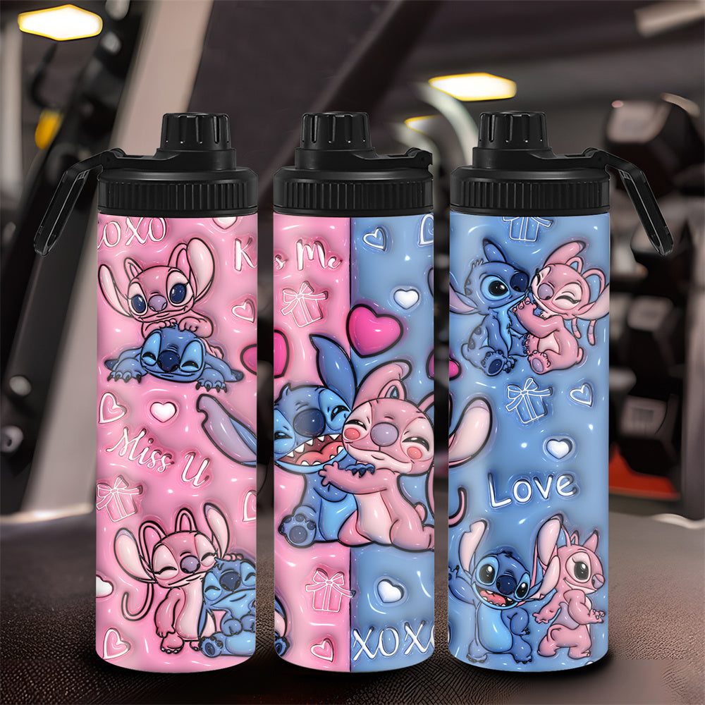 20oz zanglamaydigan po'latdan yasalgan suv idishi, issiq va sovuq ichimliklar uchun suyuqlik o'tkazmaydigan izolyatsiyali