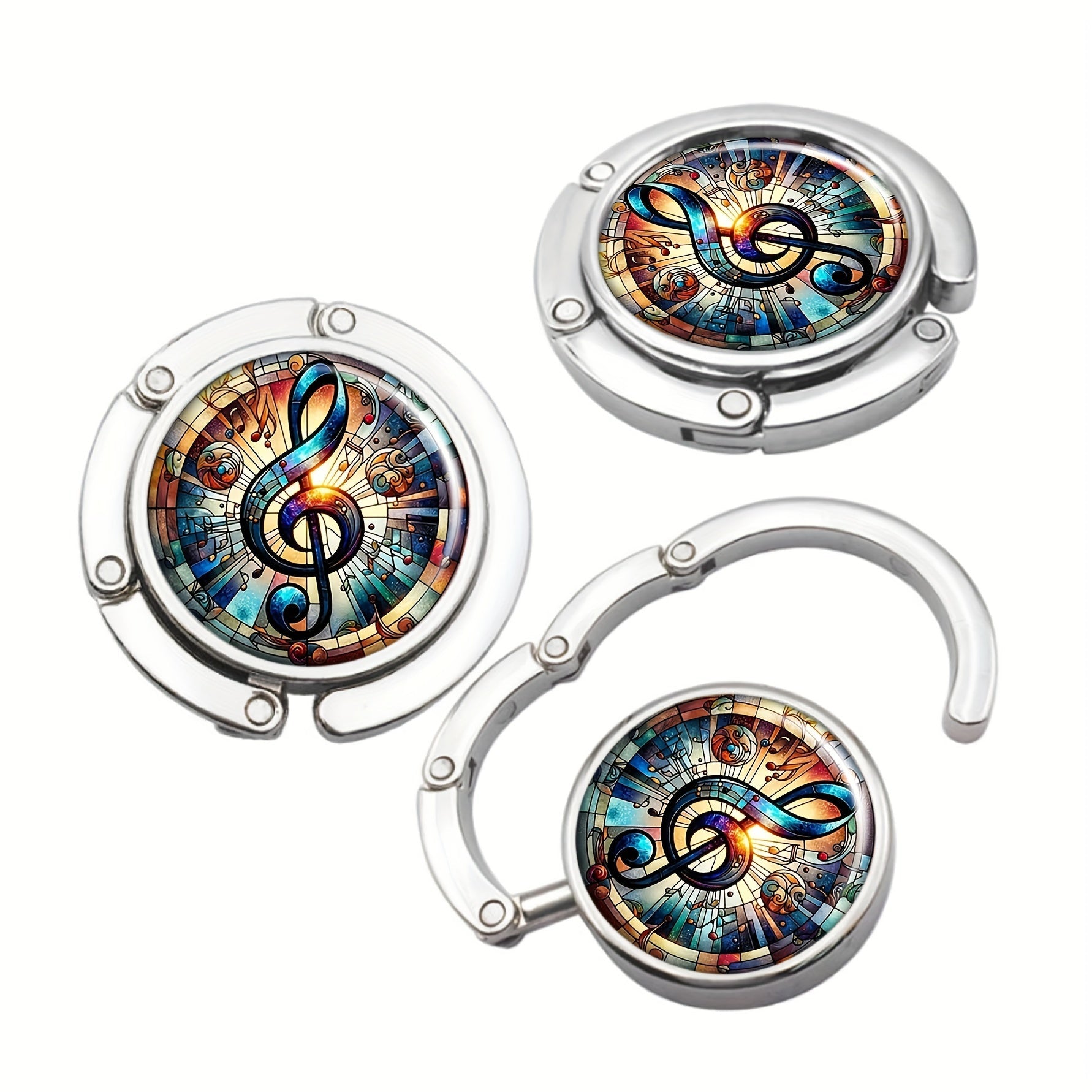 Zamonaviy va Amaliy Musiqa Kaliti Qiyshayadigan Sumka Osig'i - Stol uchun Qisqa Sumka Qulfi, Metalldan Yasalgan