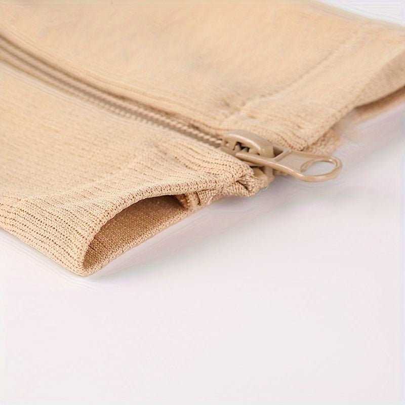 Unisex Compression Socks Breathable Zipper Long Stockings for Men and Women