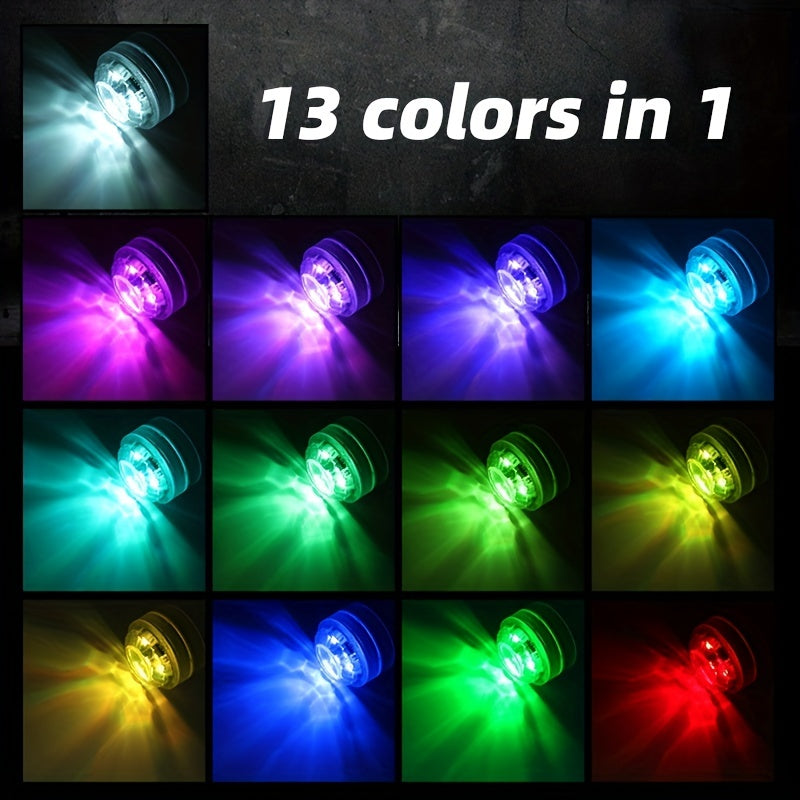 Wireless RGB LED Car Interior Ambient Light with Remote Control