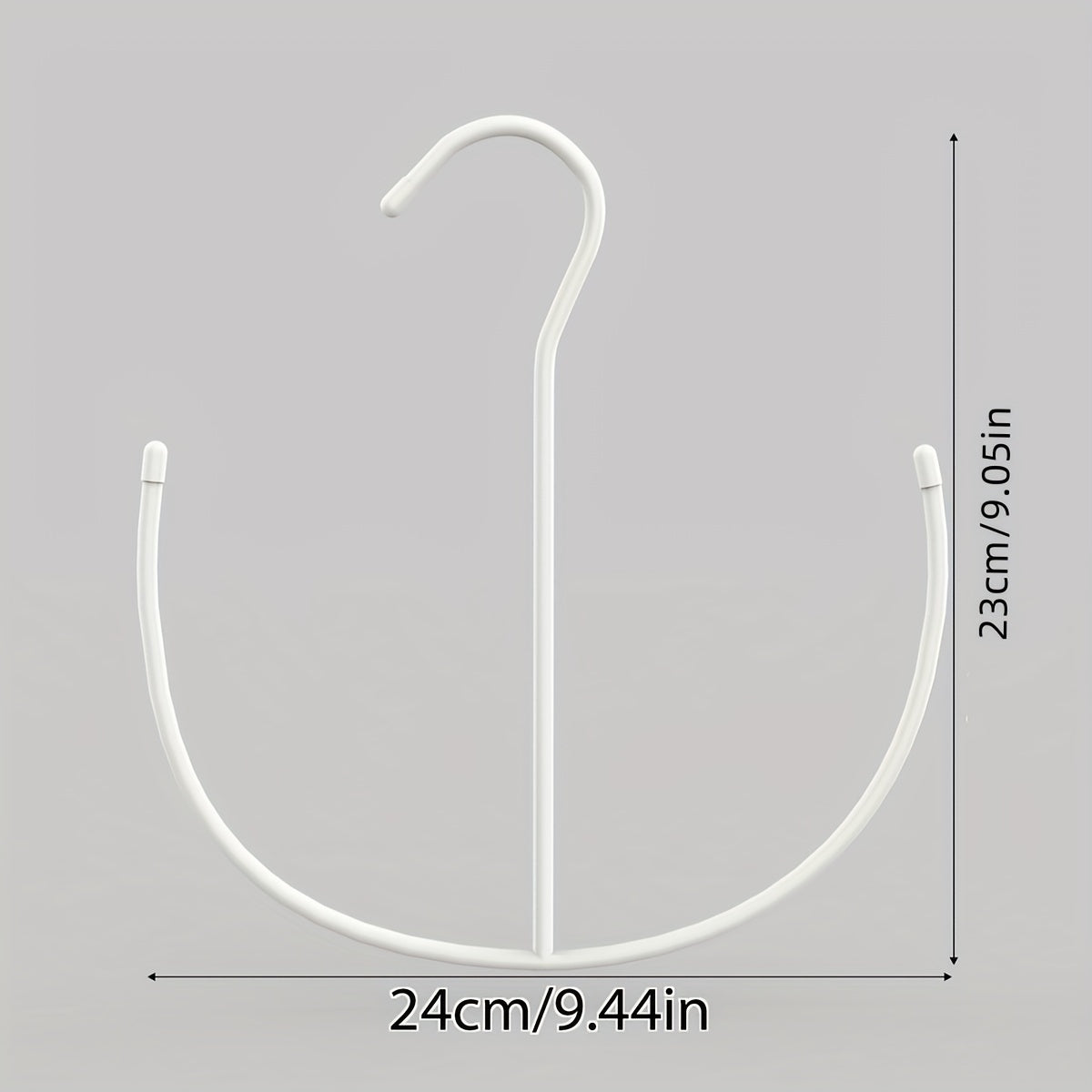3-to'plam qora metall shlyapa osgurish uchun sharf, kamar, poyabzal va boshqalar