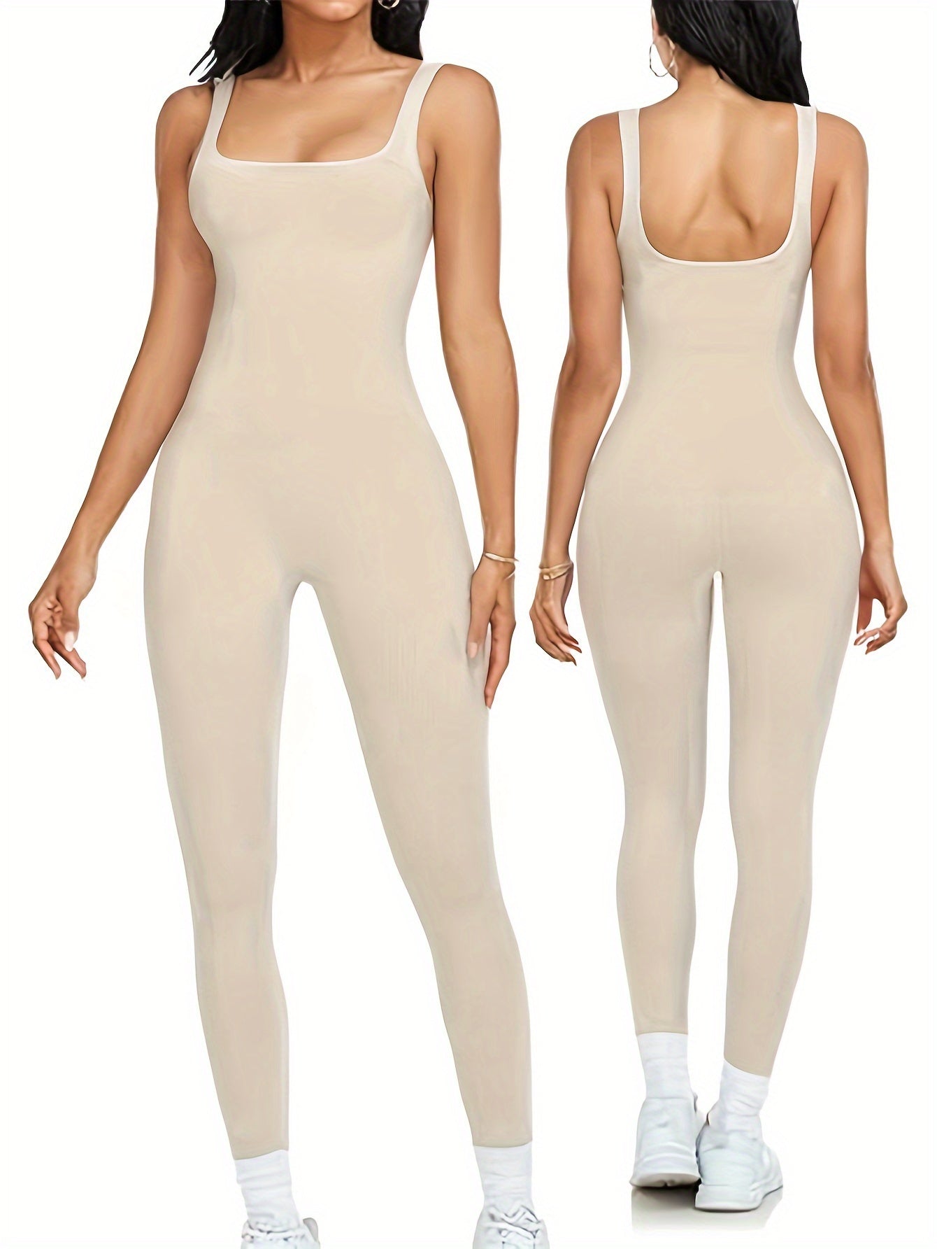 Women Plus-Size Seamless Body-Shaping Bodysuit for Winter Fitness