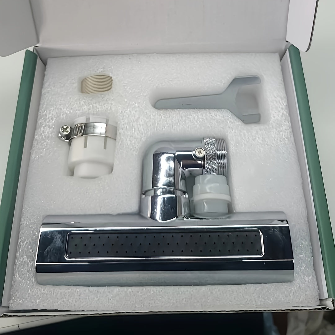 Kitchen Faucet Aerator Set with 4 Functions, 360-Degree Rotation, High-Pressure Water Flow