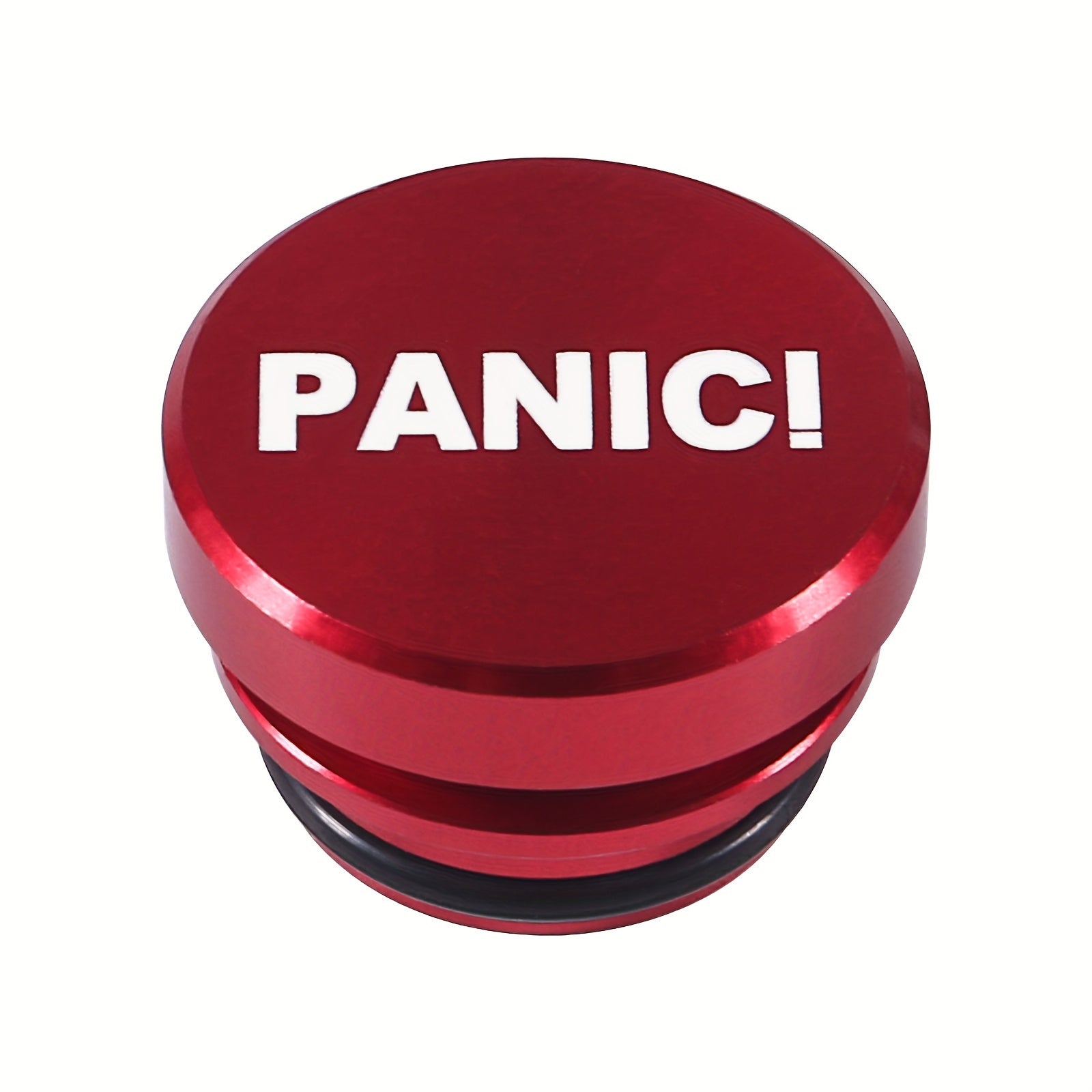 Universal 12V Aluminum Alloy Car Cigarette Lighter Cover Red Ignition Button