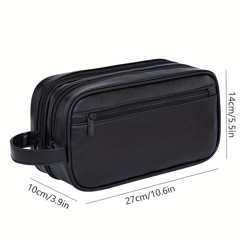Men's Waterproof Foldable Toiletry Bag for Travel and Sports Organizer