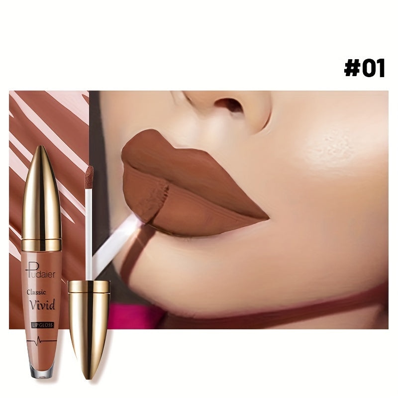 Women's Matte Lip Gloss Long-Lasting Smudge-Proof Liquid Lipstick 8 Colors
