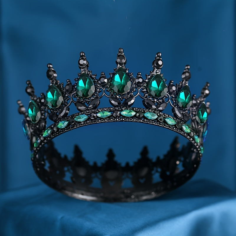 Rhinestone Tiara for Women Wedding Prom Bridal Hair Accessory Elegant Crown